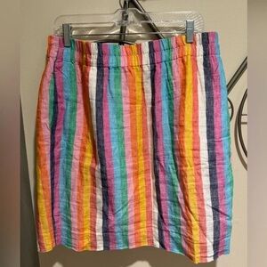 J. Crew Colorful Striped Women's Skirt